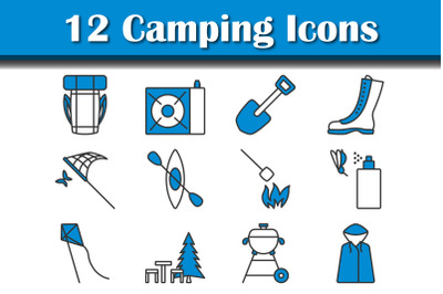 Camping Icon Set