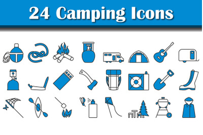 Camping Icon Set