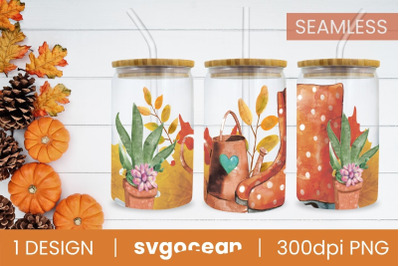 Fall Can Glass Wrap For Libbey Glass