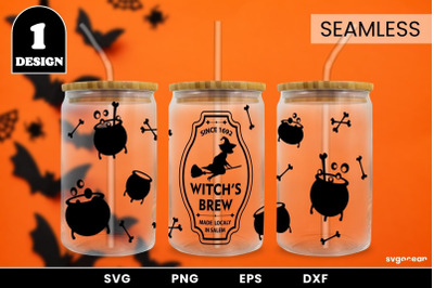 Witch Can Glass SVG