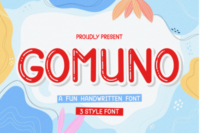 GOMUNO - 3 Style Font