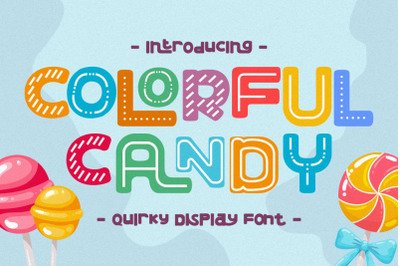 Colorful Candy - Quirky Display Font