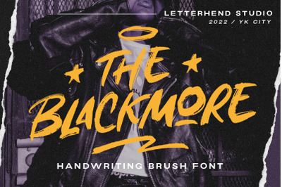 The Blackmore - Brush Font