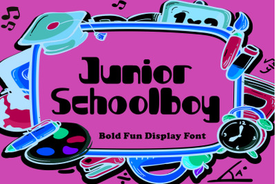 Junior Schoolboy - Bold Fun Display Font