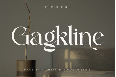 Gagkline Typeface