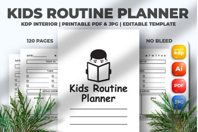 Kids Routine Planner KDP Interior