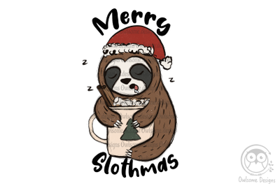 Sloth Christmas Sublimation