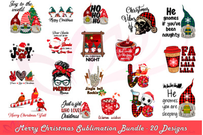 Merry Christmas Sublimation Bundle