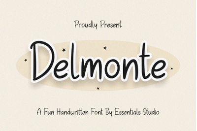 Delmonte - 2 Style Font