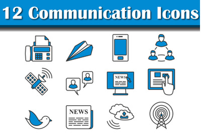 Communication Icon Set