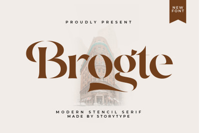 Brogte Typeface