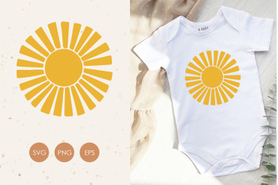 Sun SVG, Baby sun Svg, Instant Download, Printable sun Png