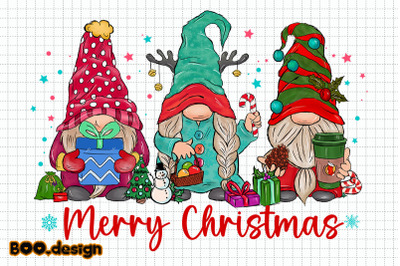 Happy Gnomes Merry Christmas Graphics