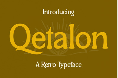 Qetalon Typeface