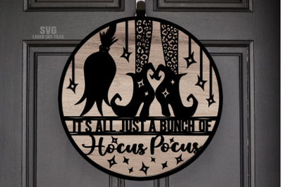 Hocus Pocus SVG| Halloween Witch SVG Laser Cut Files