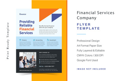 Financial Services Company Flyer Template