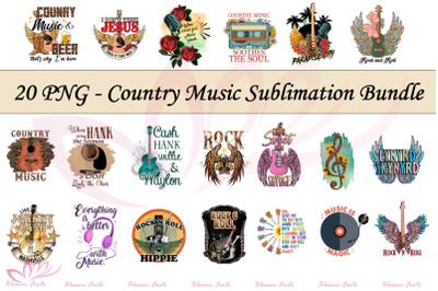 Country Music Sublimation Bundle
