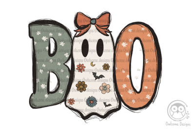 BOO Ghost Girl Sublimation