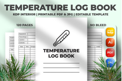 Temperature Log Book KDP Interior