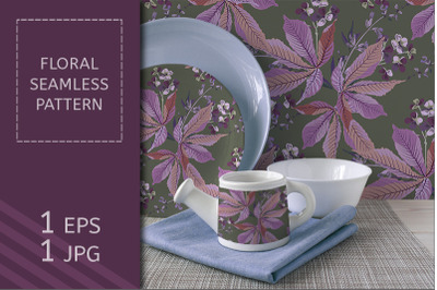 Lavender Mug Sublimation Designs Graphic by Elena Dorosh Art