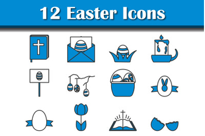 Easter Icon Set