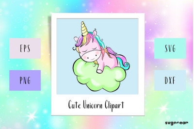 Cute Unicorn SVG