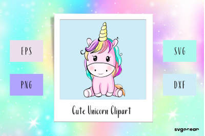Clipart Cute Unicorn