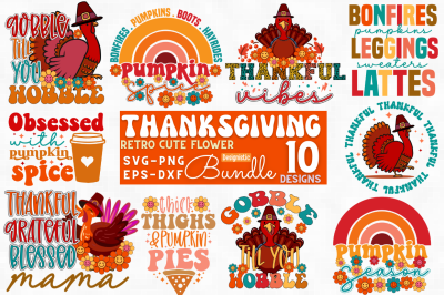 Thanksgiving SVG Bundle, Thanksgiving Bundle