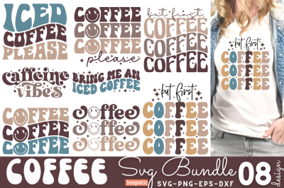 Coffee SVG Bundle, Retro Coffee SVG Bundle