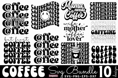 Retro Coffee SVG Bundle, Coffee Bundle