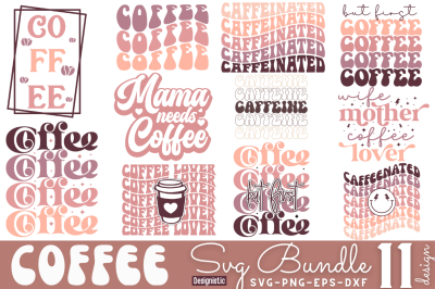 Retro Coffee SVG Bundle, Coffee Bundle