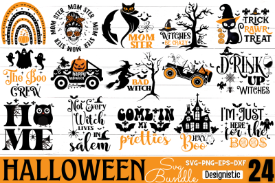 Halloween SVG Bundle, Retro Halloween SVG Bundle, Halloween Bundle, Ha