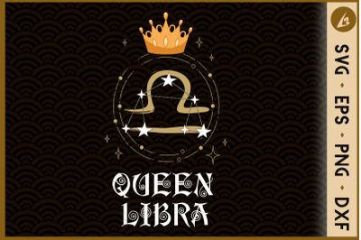 Libra Queen Zodiac Birthday Crown