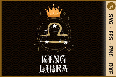 Libra King Zodiac Birthday Crown