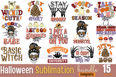 Halloween Sublimation Bundle, Halloween Sublimation