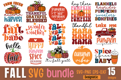 Fall Svg Bundle, Fall Bundle, Autumn Bundle, SVG Bundle