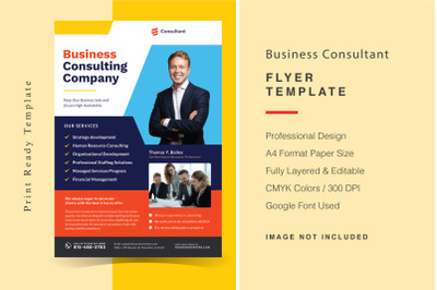 Business Consultant Flyer Template