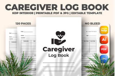 Caregiver Log Book KDP Interior