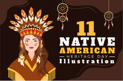 11 Native American Heritage Day Illustration