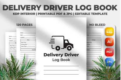 Delivery Driver Log Book KDP Interior