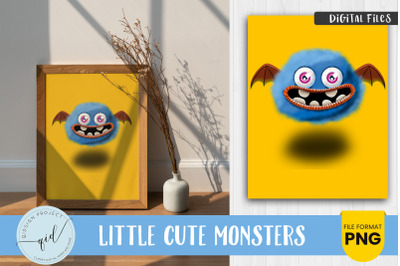 Little Cute Monsters Wall Arts