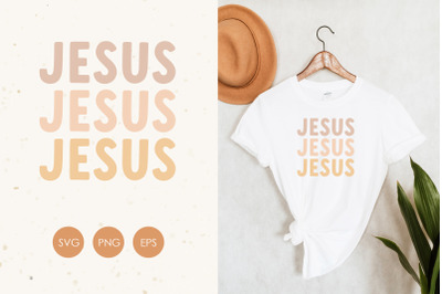 Jesus cute SVG, Christian Svg, Instant Download, Printable Png and Svg
