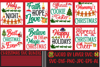 Christmas svg bundle , 20 christmas t-shirt design , winter svg bundle