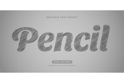 Pencil text effect