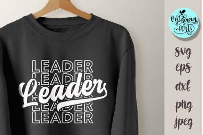 Leader mirror svg&2C; teacher cut file