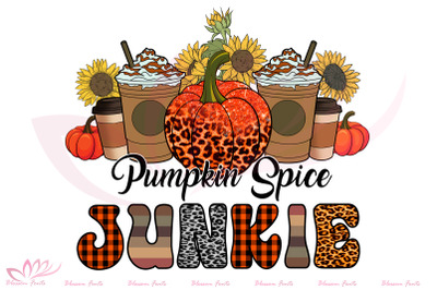 Pumpkin Spice Junkie Sublimation File