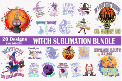 Witch Sublimation Bundle-20 Designs-220822