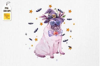 Pug Witch Halloween Dog