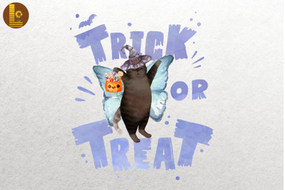 Halloween Black Cat Candy Trick or Treat