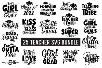 Teacher SVG Bundle File